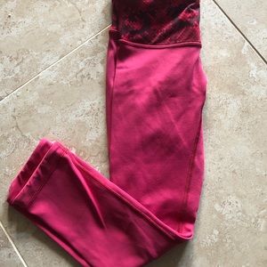Lululemon Wunder under crop leggings